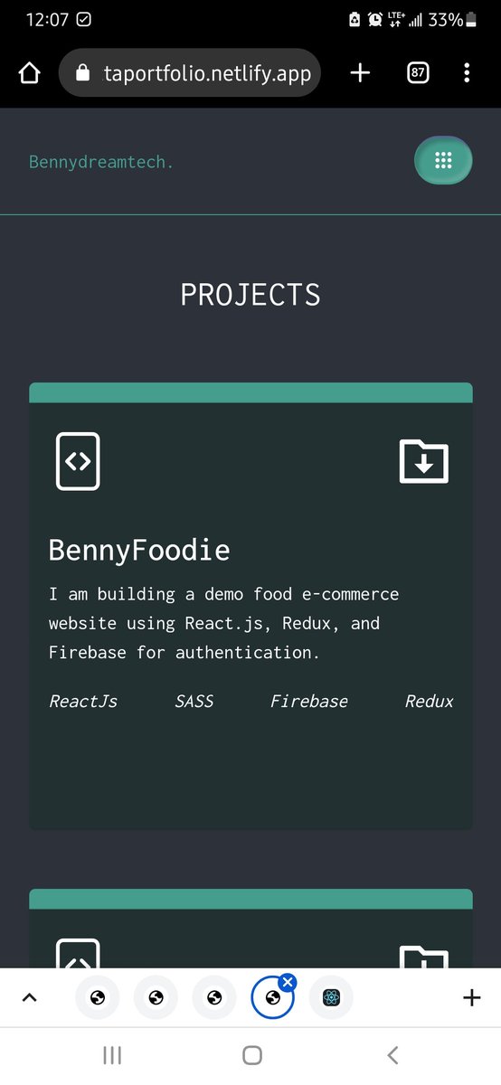 bennydreams2326's tweet photo. I love coding and creating beautiful website at the same time, I love checking out cute cats 
Checkout my portfolio and DM me let work together
#100daysofcodechallenge
#coding #womanincoding #ladycoder
https://t.co/GFV13hmN4r https://t.co/9TVqujuvUb