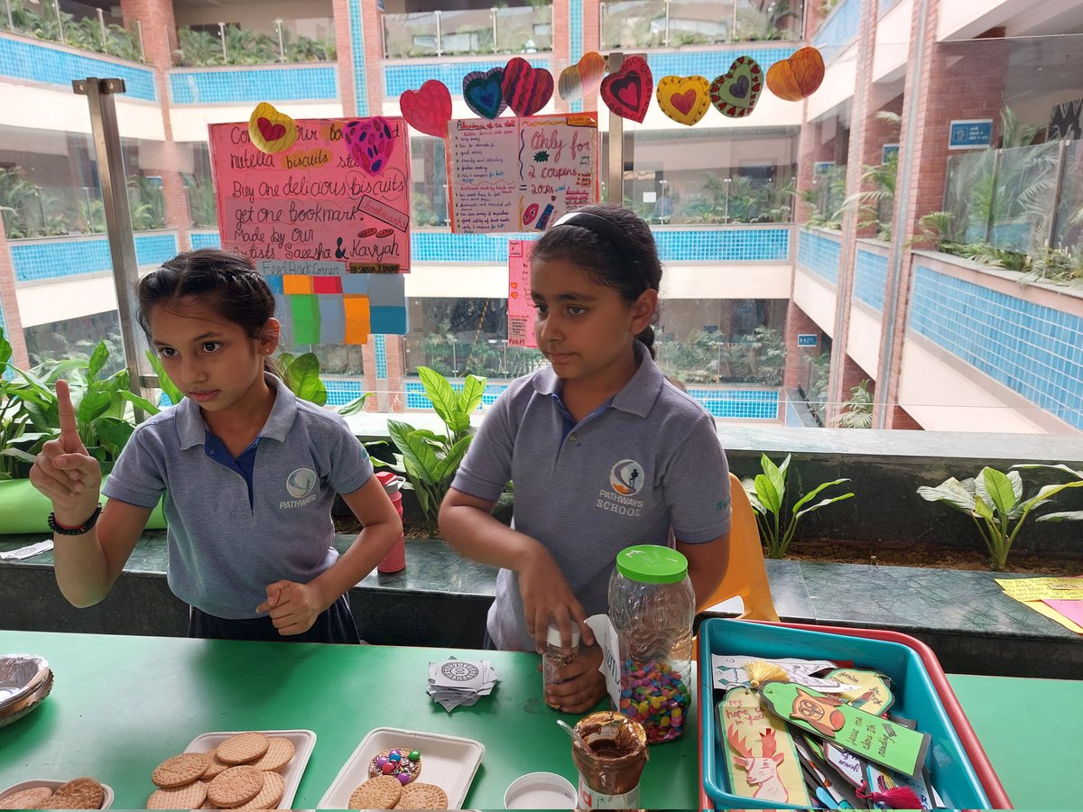 Gr3 Ss applied their understanding of profit, loss &amp; discount to set up their own marketplace offering goods &amp; services. The proceeds will go to animal shelters. #Action begins with a thought that compels us to take small steps towards achieving our goal.<a href="/ibpyp/">IB PYP</a> <a href="/PathwaysNoida/">Pathways School Noida</a>
