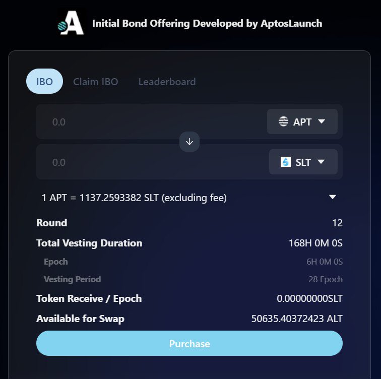 😎 CZ Never Disappoints😎

✊ Have just got shared from trusted source. $SLT will be the next 10x memecoin

🚀 $APT Bonding is now LIVE for the <a href="/SuiLaunchIO/">SuiLaunch 💧</a> $SLT 

Why it is Important??😵😵

Why keep $APT while it can be turned into yield bearing $SLT - generating 400% to 800%