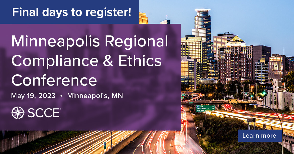 Society of Corporate Compliance and Ethics (SCCE)® tweet media