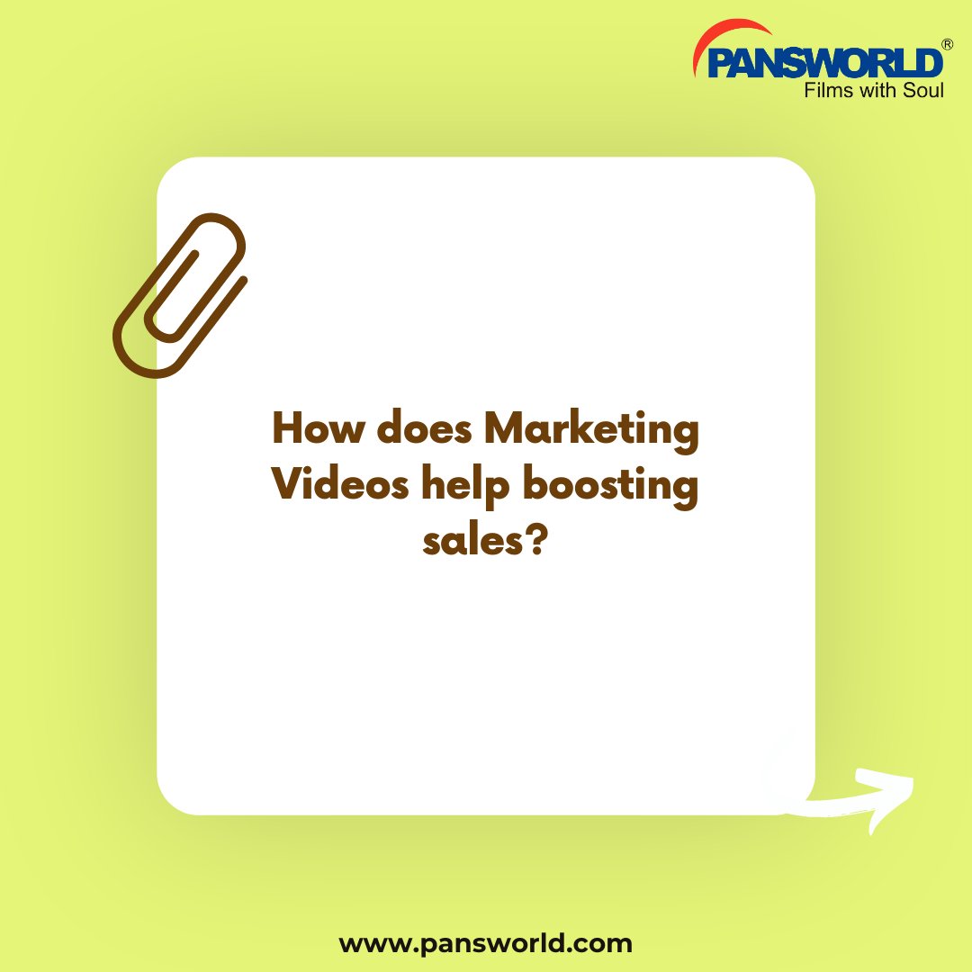 Pansworldfilm's tweet image. "Numbers Don't Lie: Discover the Astonishing Impact of Marketing on Sales with These Eye-Opening Stats!"
Contact Us @ pansworld.com

#pansworld #pansworldfilms #videomarketing #videoproduction #marketingstrategy #corporatefilms #salesboost #contentmarketing