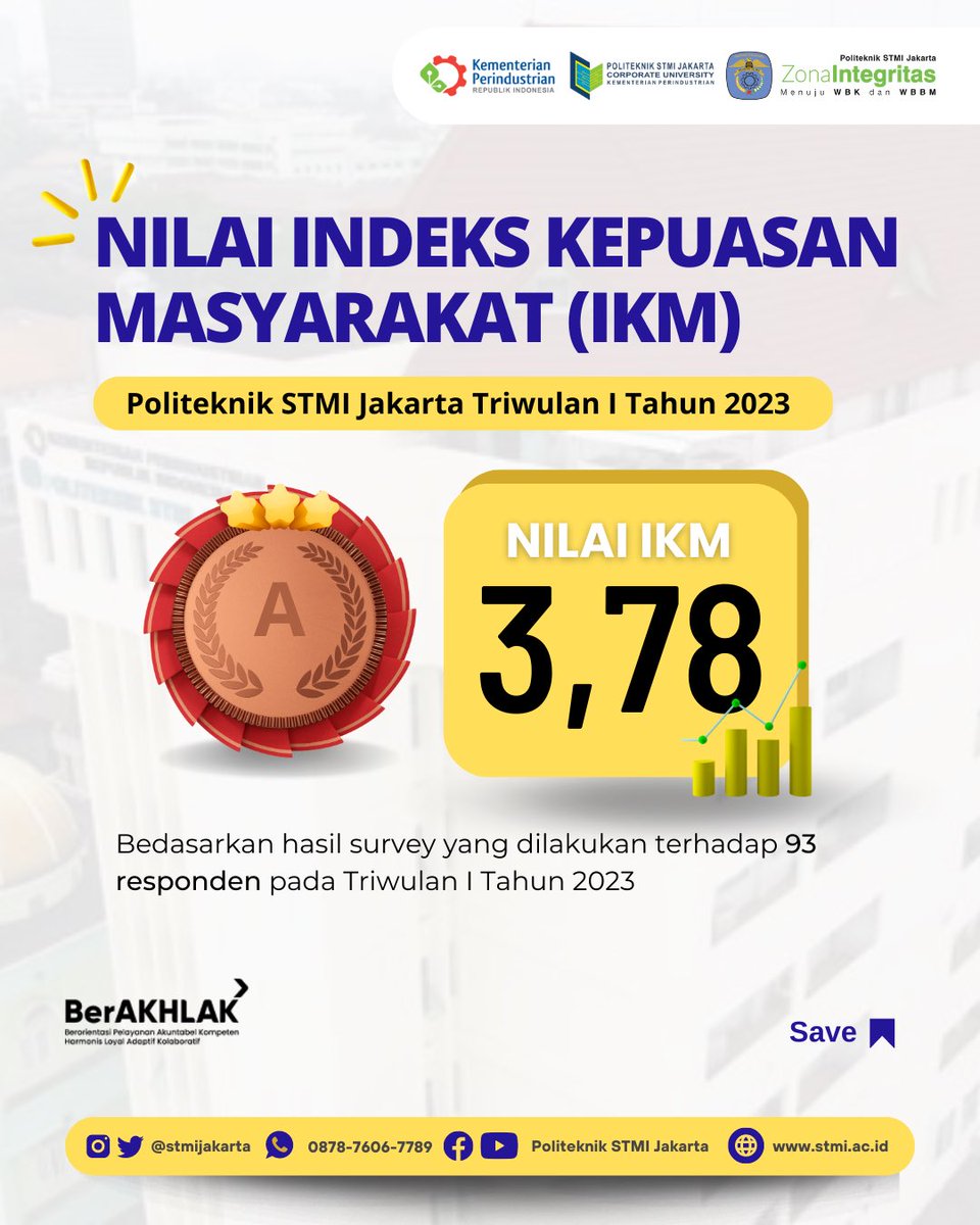 stmijakarta's tweet photo. Halo Sobat STMI!
Terimakasih kepada seluruh responden atas partisipasinya dalam Survey Kepuasaan Masyarakat untuk periode Triwulan I Tahun 2023

Semoga kami dapat terus meningkatkan pelayanan yang terbaik bagi seluruh masyarakat https://t.co/ieY7I0B8np