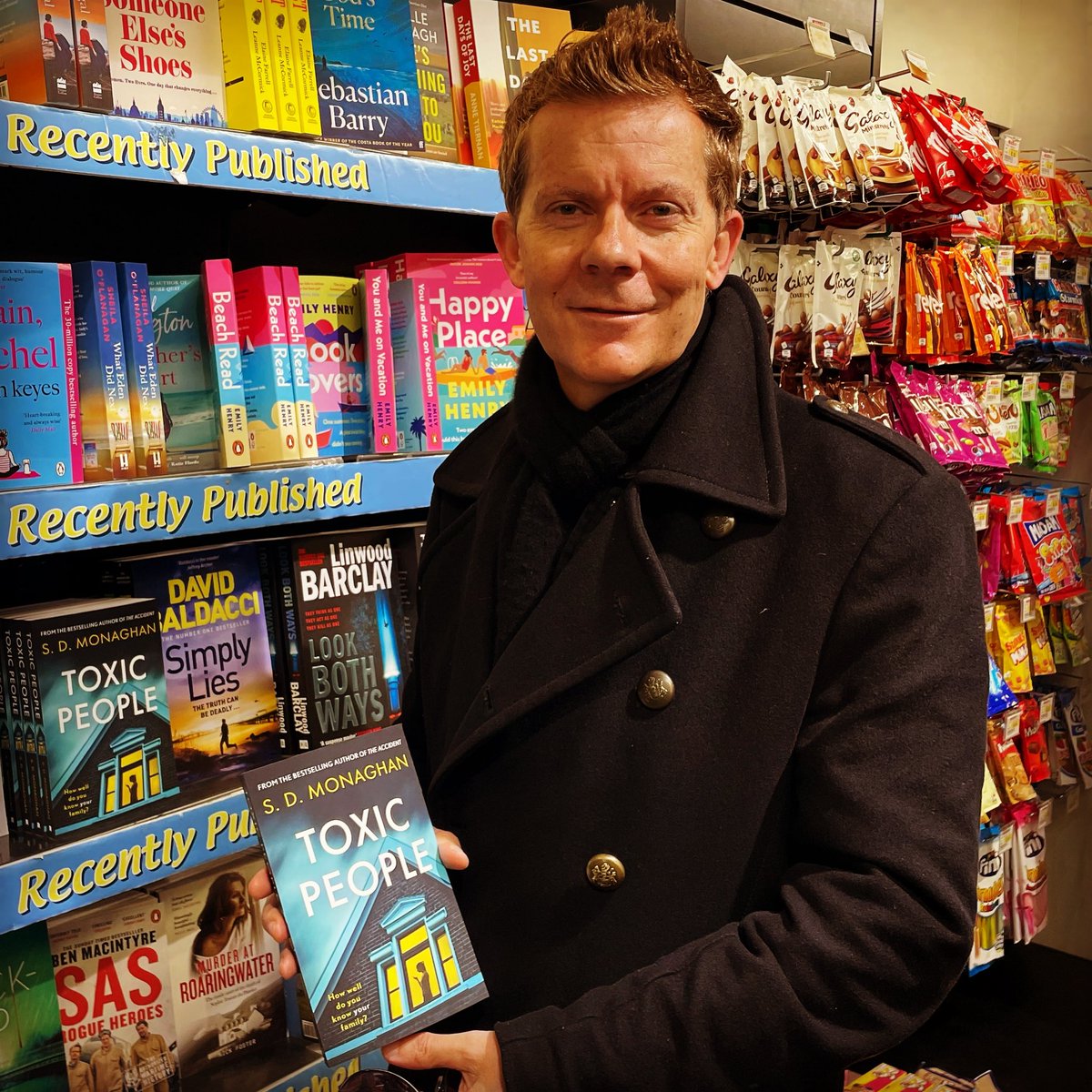 SeanMonaghan16's tweet photo. Look at what’s just arrived at my local @SPARIreland on Vernon Ave Clontarf. Paperback of TOXIC PEOPLE available now. Walk - don’t run!  @lume_books @JoffeBooks https://t.co/JQaLhfb8xc