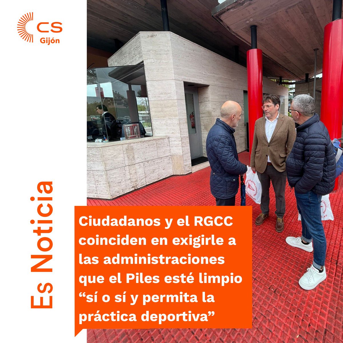 🍊 | DEPORTE (en el Piles) 🚣 | 🍊

<a href="/jcfsarasola/">Jose Carlos Fdez. Sarasola 🖤🇪🇸</a> y el presidente del <a href="/RGCC_Oficial/">RGCC Oficial</a>, Antonio Corripio, coinciden y son claros: 

🗣 “El Río Piles debe estar limpio SÍ o SÍ y debe permitirse la práctica deportiva en él”

Por el deporte, #PorLosTuyos 🍊