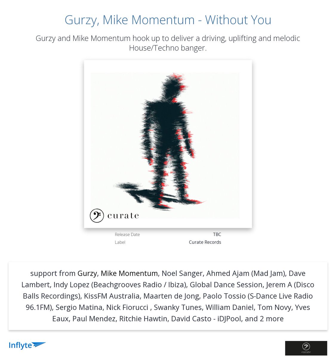 Curate_Records's tweet photo. Many thanks for the support on Without You! Peace! x @YvesEaux for the review "VERY GOOD!!!"
https://t.co/lmyeiXqbaK https://t.co/dXWWHNk9Uw