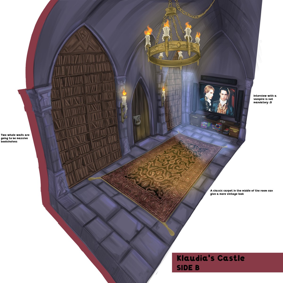 tattooversee's tweet photo. 🏰 Klaudia has been sleeping for the last century or so, good thing she has servants to take care of the place in her absence. Here are some concept artworks of the Castle, the 2nd stage of the game. We hope you like them!

@sidequestvr
@metaquest

#VR #MOT #rogstudios https://t.co/YNte9FIdrp