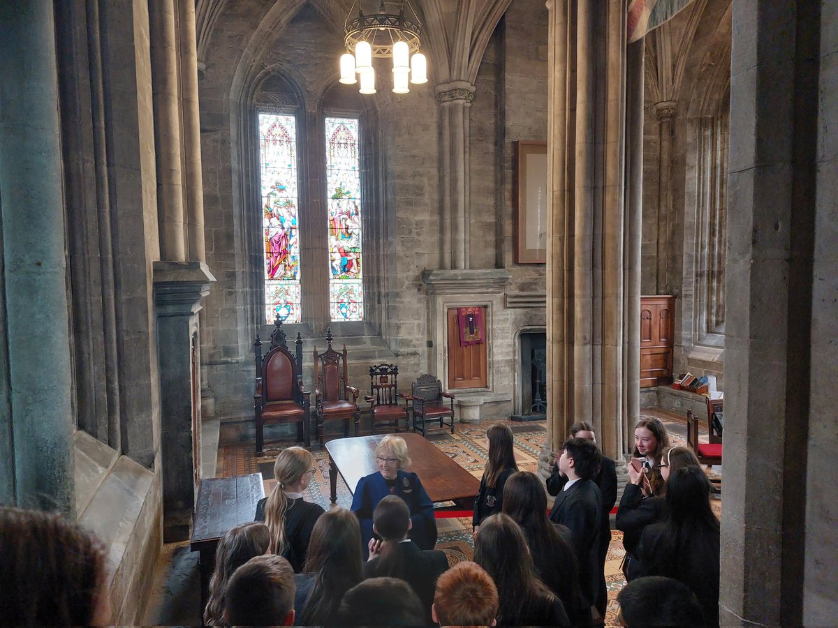 Fantastic tour at Glasgow Cathedral, learning all about St Mungo ⛪️ <a href="/Bearsden_RMPS/">Bearsden RMPS</a> <a href="/MissClarkinRMPS/">Miss Clarkin</a>