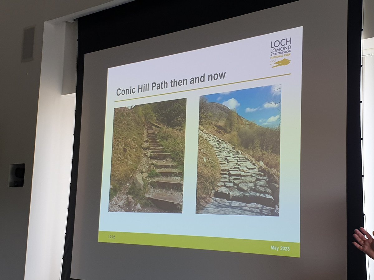 Great to be <a href="/lomondtrossachs/">Loch Lomond & The Trossachs</a> all staff meeting - the 10:02 - hearing updates on draft Partnership Plan, Mission Zero, Sustainable Travel, Future Nature, and much more!  <a href="/LochLomondCEO/">Gordon Watson</a> @Plannnna <a href="/KAOutdoorAccess/">Kenny Auld</a>
