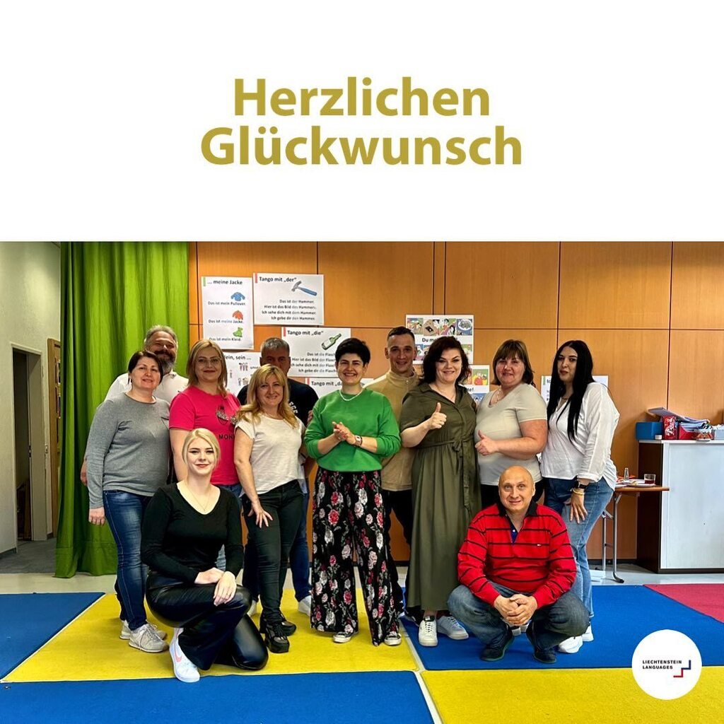 Herzlichen Glückwunsch! 💕
Wir freuen uns, heute allen Teilnehmenden ihr Diplom überreichen zu dürfen. Vier Gruppen haben während den vergangenen acht Wochen den Deutschkurs LieLa Works besucht. Wir hoffen, dass die Teilnehmenden den Deutschkurs genos… instagr.am/p/CsVzAQQMvfV/