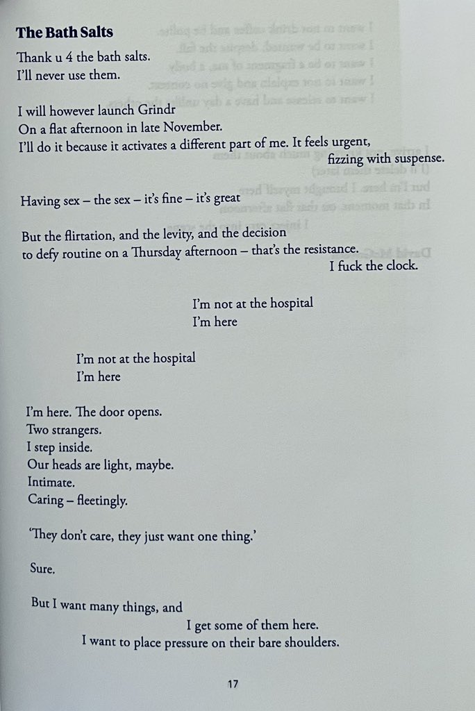 ellora_sutton's tweet photo. “But I want many things, and / I get some of them here.” 

OBSESSED with this poem by David McGovern in issue 10 of @fourteenpoems https://t.co/eHMitHI5FR
