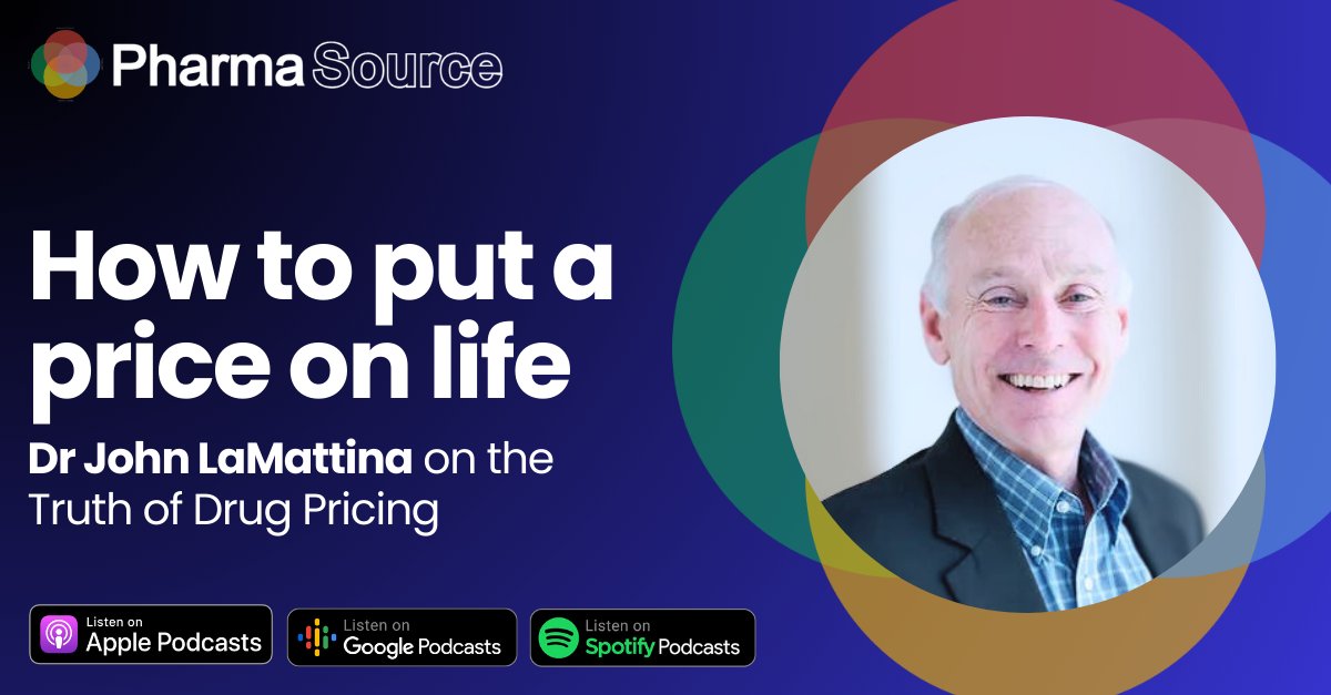The first episode of <a href="/ThePharmaSource/">PharmaSource</a> Podcast is live now. We speak to <a href="/John_LaMattina/">John LaMattina</a> about the truth of #pharma drug pricing. Check it our here and on all good podcast platorms: podcasters.spotify.com/pod/show/life-…