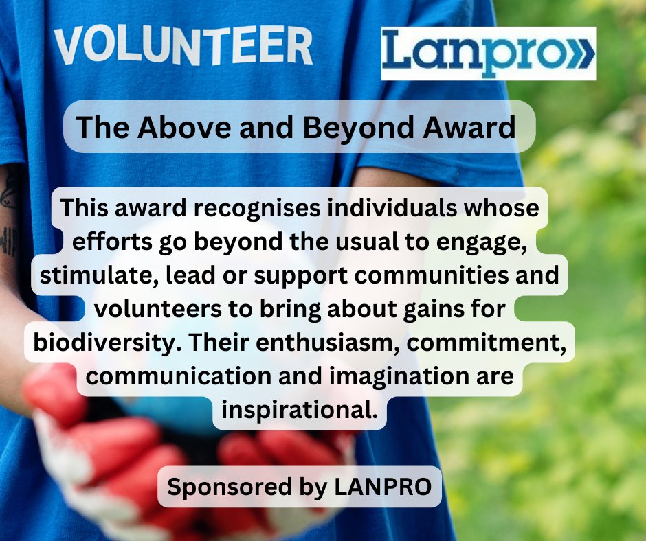 Do you know someone who has gone above and beyond for Biodiversity volunteering in Norfolk? You have just 5 days left to nominate them for a Community Biodiversity Award! This award is sponsored by @lanproplanning Nominate here- norfolkbiodiversity.org/community-2/co… #Norfolkcba2023 #norfolk