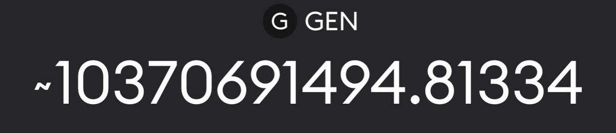 FUCK IT ‼️‼️

Another <a href="/theGENcoin/">Generational Wealth</a> GIVEAWAY!💥

I’ll be giving away 10370691494.81334 $GEN to one lucky winner!

To enter:
🤌🏼 RT 
☝🏽Tag 1 friend that deserves $Gen erational Wealth below! 

🎉 Congrats to @DrMichelleGreen for winning the last giveaway! 🥂

✨ New winner will be