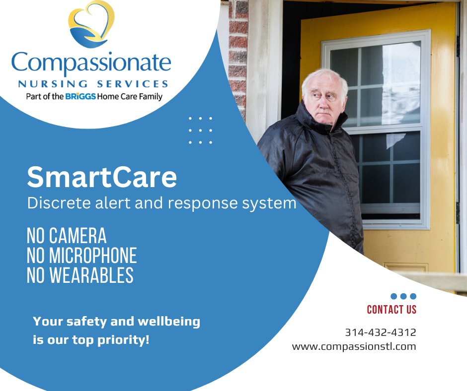 You worry because dad is starting to wander. You can’t be there all the time – what can you do?  SmartCare is the answer! When a door is opened, the system notifies you and/or our on-call team immediately! Call today

#homecare #ALZwandering #fallprevention #eldercareservices