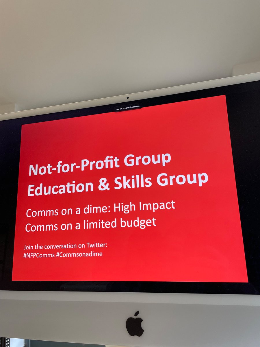 BenVealWrites's tweet photo. Getting ready to kick off! @CIPRnfp #NFPComms #commsonadime https://t.co/BzBST66JZZ