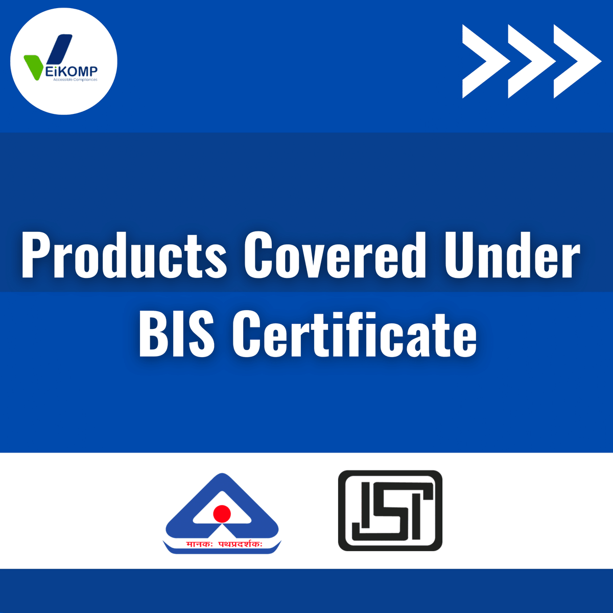 eikomp's tweet photo. #knowyourcompliance #biscertificate #electronic #automative #eikomp
@IndianStandards https://t.co/EFzlf92CzK