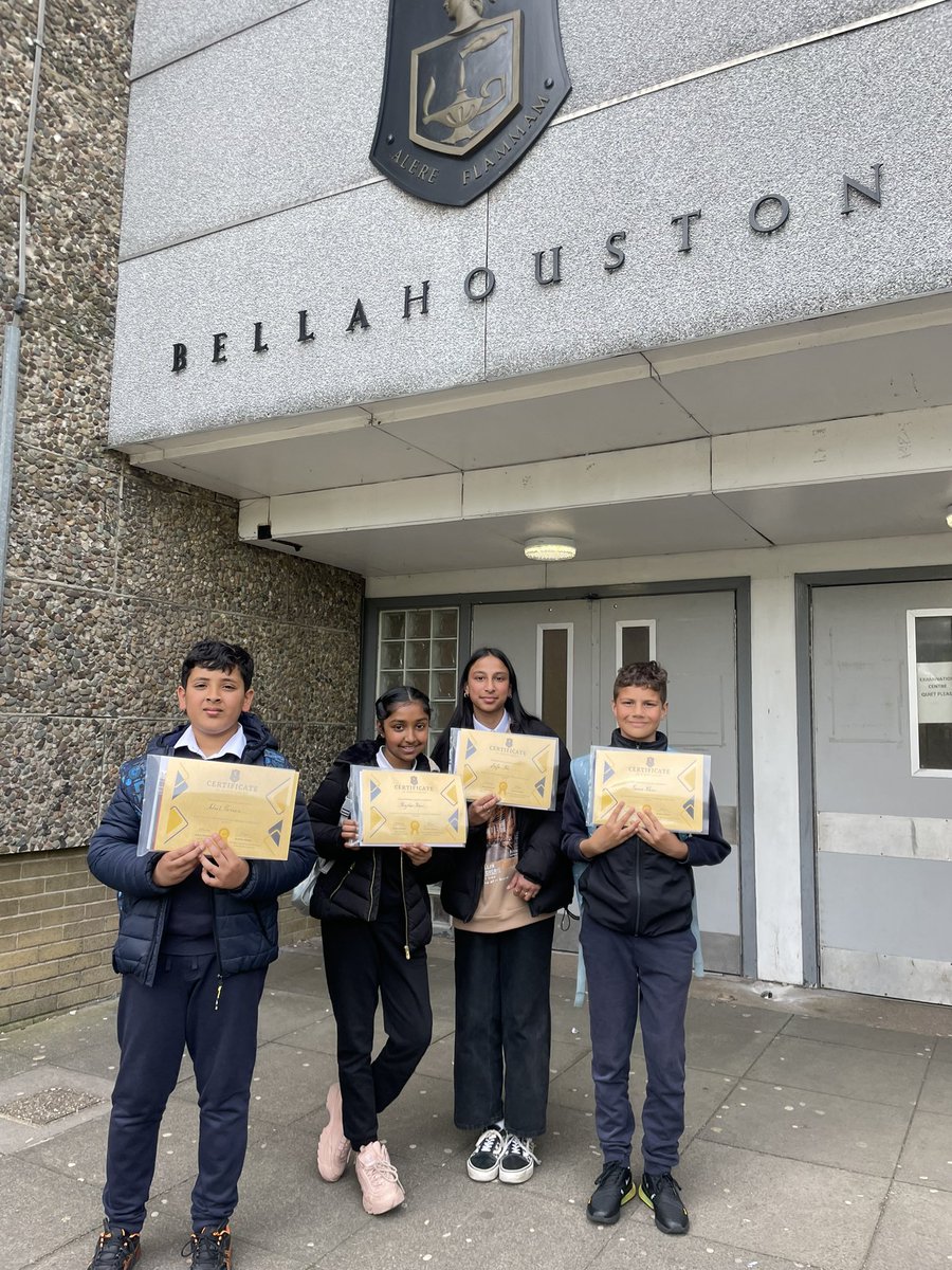MIbrox's tweet photo. Absolutely thrilled that we came 2nd!!!! What a team 🥰 thanks so much to @BellahoustonAc we had a brilliant time! @ibroxPS 💛💙 https://t.co/ladR0r9uYr