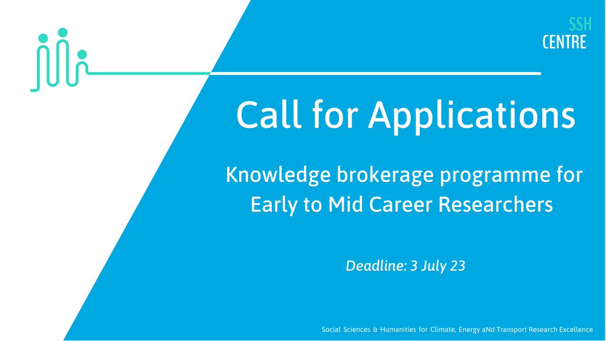🔍 Are you an early or mid-career researcher looking to expand your horizons and advance in #SSH? 🌟 Don't miss this opportunity to join our community and network across Europe! 🤝 ℹ️sshcentre.eu/call-for-appli… #SSHResearch #CareerDevelopment