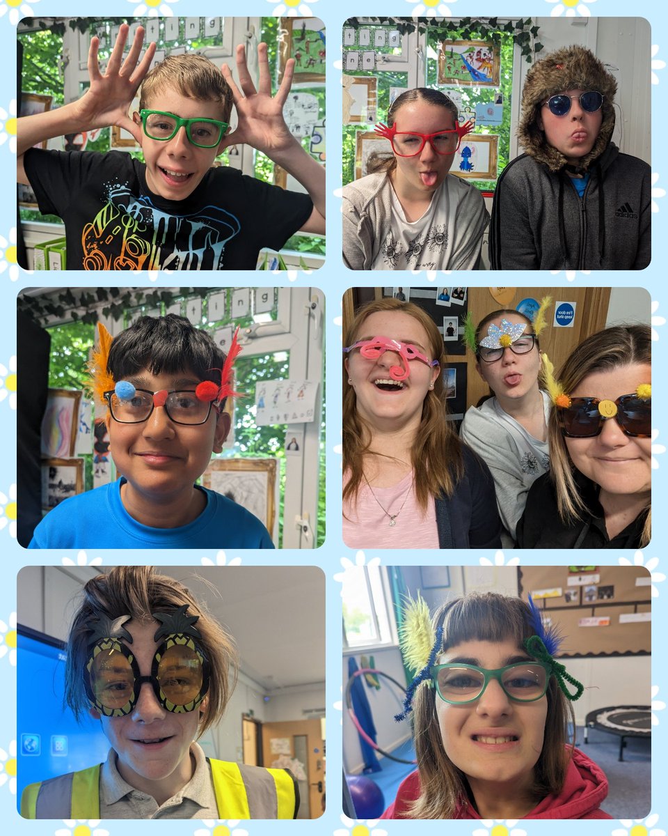 WHS_MissConnor's tweet photo. Crazy glasses day for @ChectUK #RbWeek @CardiffWestern @WoodlandsHS https://t.co/OMsu97i90D