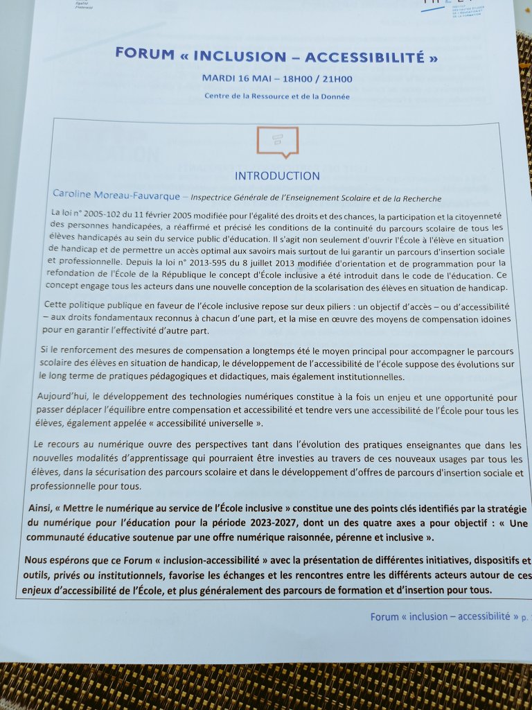 Auj. s'achève le séminaire nat.des #IENASH  #CTASH médecins CT à l'@Ih2ef. Formations, intellig. coll. #PEJS accessibilité univ. et num.,enquêtes, mesures #CNH2023.  Précieux échanges✨️Grand merci à toutes et tous, à C.Moreau-Fauvarque #igesr ,@CTorossian_Off! @matthieu_lahaye