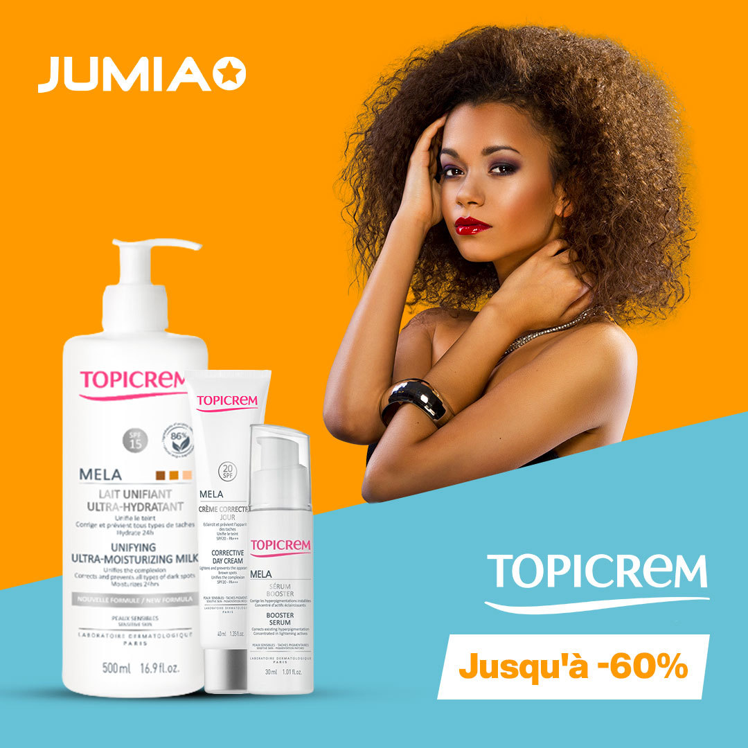 JumiaSN's tweet image. Bénéficiez de Jusqu’à 60% de remise aujourd’hui à l’occasion de la journée de marque #Topicrem sur #jumia.
RDV sur la #boutiqueofficielle bit.ly/BoTopicremJumia