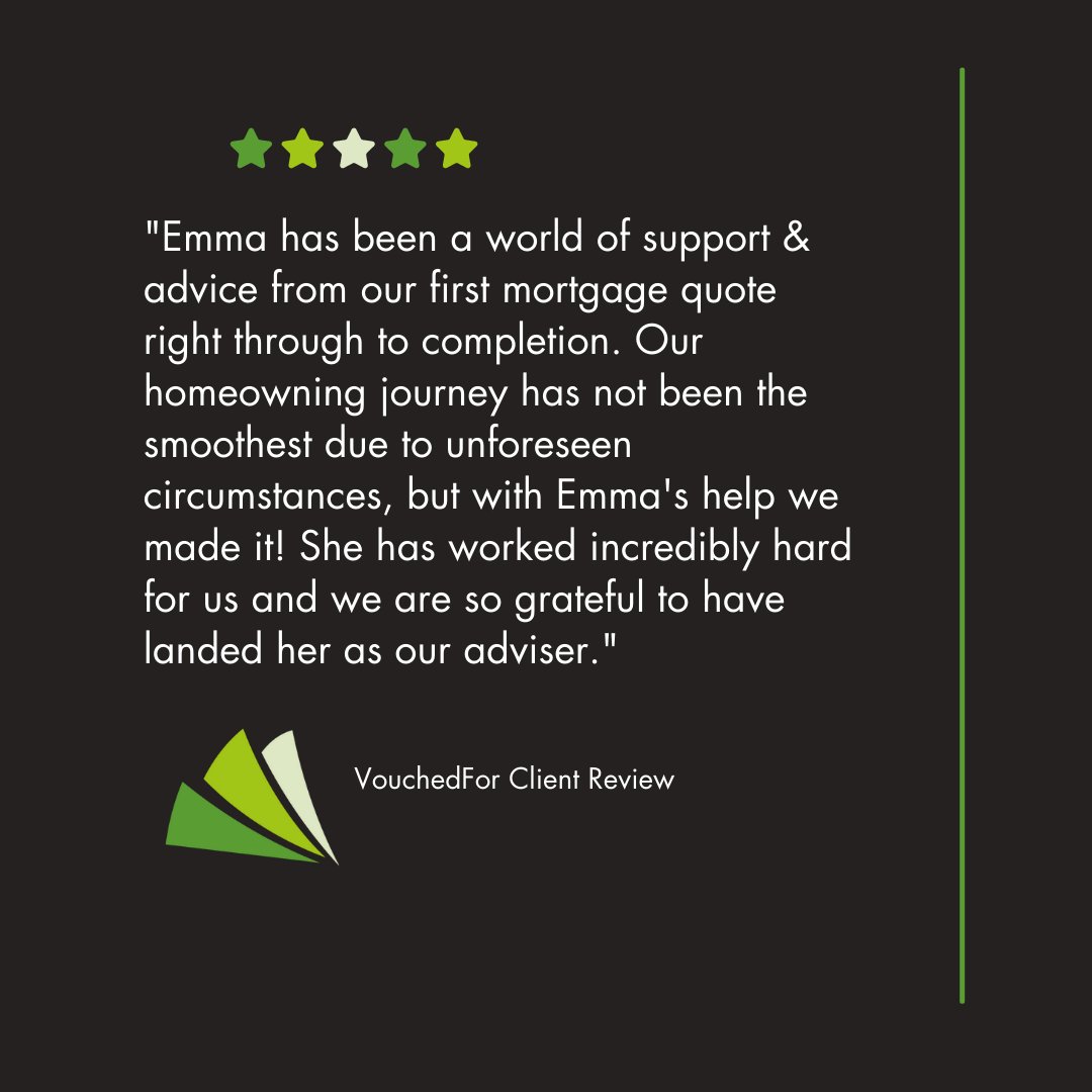 ⭐⭐⭐⭐⭐ Another absolutely amazing review for Emma Hamilton, one of our Independent Mortgage & Protection Advisers here at Blackdown Financial. Congratulations Emma - what a huge impact you have made. 👏🏻

#FiveStarReview #BlackdownFinancial #IndependentMortgageAdvice #Taunton