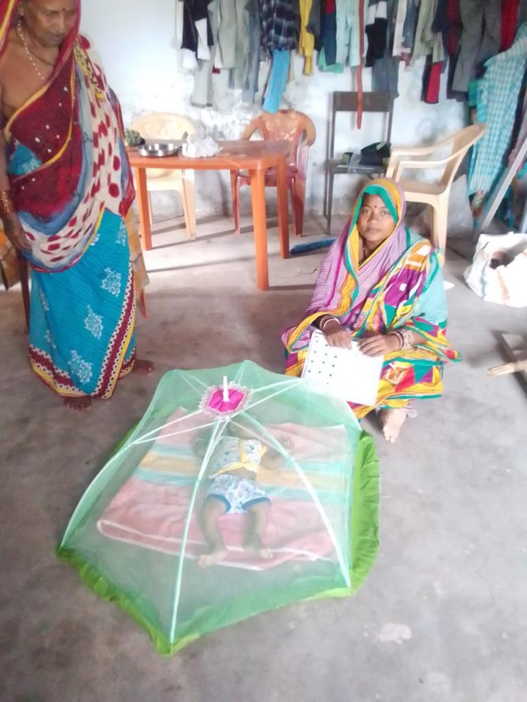 WCDOdisha's tweet photo. Preventing bites, protecting lives! Government ensures mosquito nets reach every child in Ganjam district. πΏπ #MosquitoSafety #GanjamProtection
@MinistryWCD @Ganjam_Admin @ZP_Ganjam @Shubha_Sarma @HFWOdisha @nhmodisha @UNICEFIndia @UNFPAIndia @OSCPSODISHA https://t.co/tuGoovWlF9