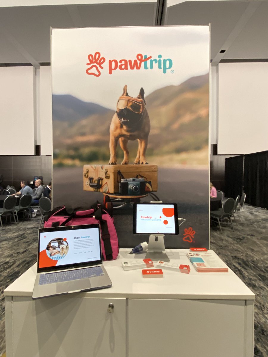 It’s Day 2 at the Aviation Festival Americas and <a href="/PawtripHQ/">Pawtrip · Pet-Friendly Travel</a> is ready for all the pet lovers! 🐶 🐱 

Come by our booth S44!