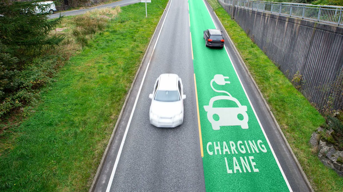 BBC_TopGear's tweet photo. Sweden will build the world's first EV charging road. Permanent e-motorway could be a gamechanger for electric cars → https://t.co/HFSA1a9zYL https://t.co/yvdf7hyTGb