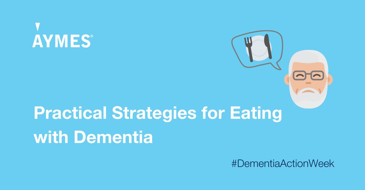 For #DementiaActionWeek we're sharing an article from the AYMES Academy with practical eating strategies for patients suffering from dementia. Find out more about meeting protein requirements, making mealtimes appealing and much more: bit.ly/3OldPJ9