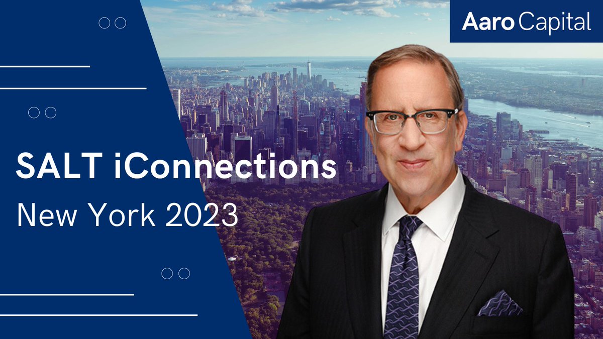 AaroCapital's tweet photo. Aaro Capital Chairman Stuart MacDonald will join top alternative investments players at SALT iConnections New York 2023 on May 17th and 18th at The Glasshouse, #Manhattan

#cryptoassets #investmentopportunities #institutionalquality #fundoffunds #aarocapital https://t.co/BqqgbHGstL