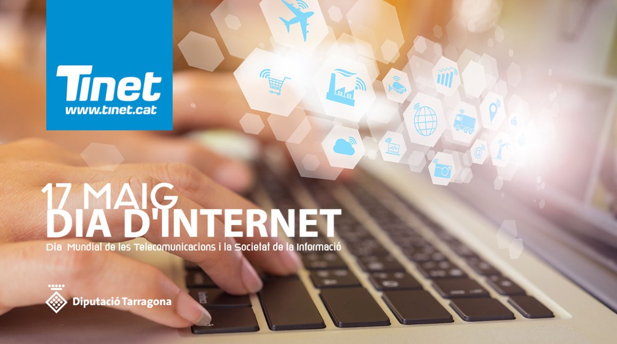 TINETxarxa's tweet photo. 📶🌐📲 Avui se celebra el #DiadInternet amb l'objectiu de sensibilitzar sobre les possibilitats que l'ús d'Internet i les #TIC poden oferir a la societat i a l'economia i, també, de fomentar la necessitat de reduir la #bretxadigital
ℹ️ https://t.co/KRZEpbI5CX @Dipta_cat https://t.co/HvgVZiR8Up