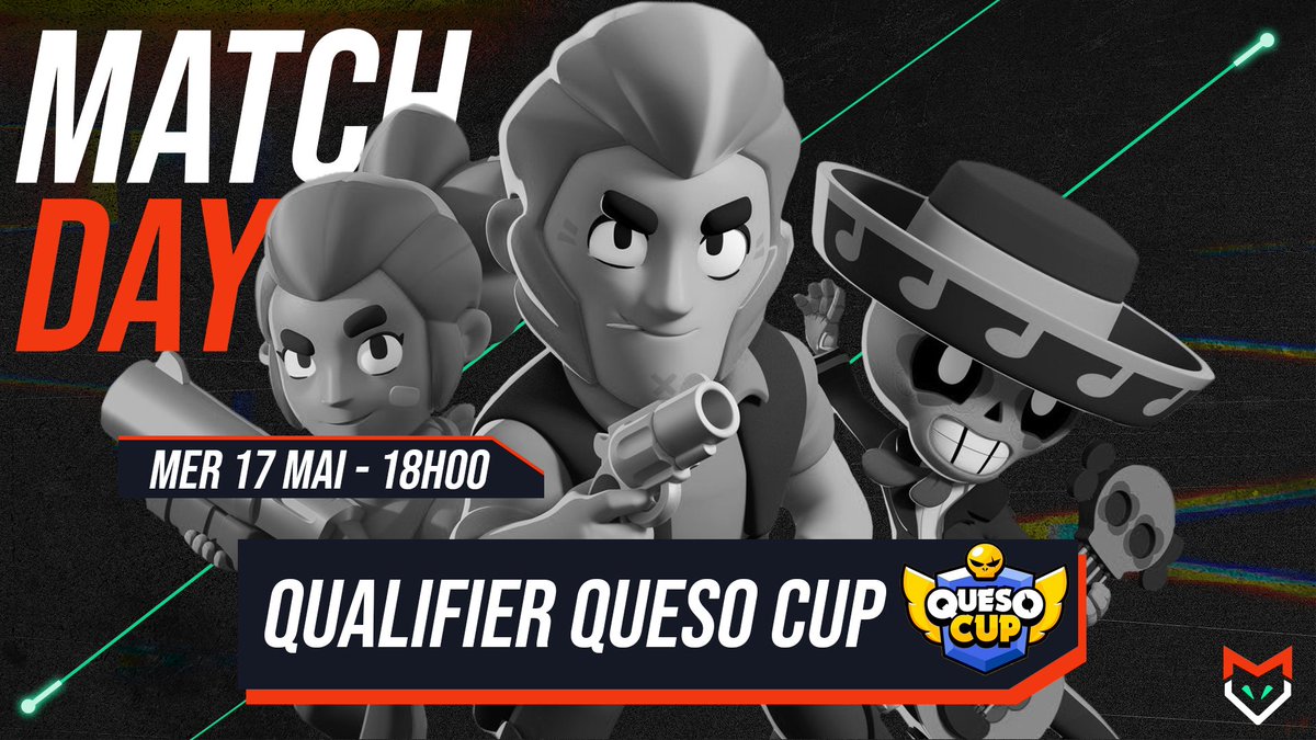 unimagaming's tweet photo. Première compétition sous nos couleurs pour notre équipe Brawl Stars ! 🔥

Rendez-vous à 18h00 pour nous suivre lors des qualifications mensuelles de la @QuesoCupTV ⚔️ https://t.co/bQ2WtMMgzJ