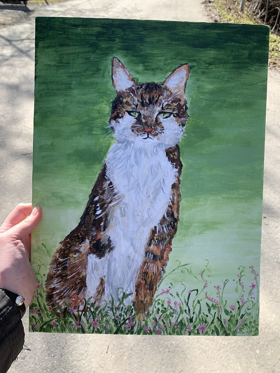 My cat painting 🐱