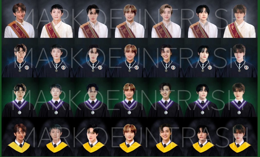 markoeunseoksoo's tweet photo. NCT Dream toga pictures from Top 4 universities in the Philippines, a thread:

made by yours truly, @markoeuntrash https://t.co/cSbVdn2o9c