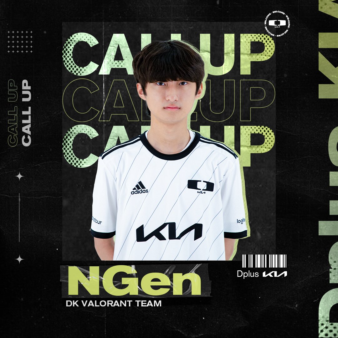 [#VALORANT Announcement: Call Up]

Dplus KIA 발로란트 2군 팀 'NGen' 이재홍 선수가 1군 팀으로 Call Up 되었음을 알려드립니다. 

NGen (Jae Hong Lee) from our Valorant 2nd team has been officially called up to our 1st team.

#DplusKIA #DKWIN #DK_VALORANT #WeConnected