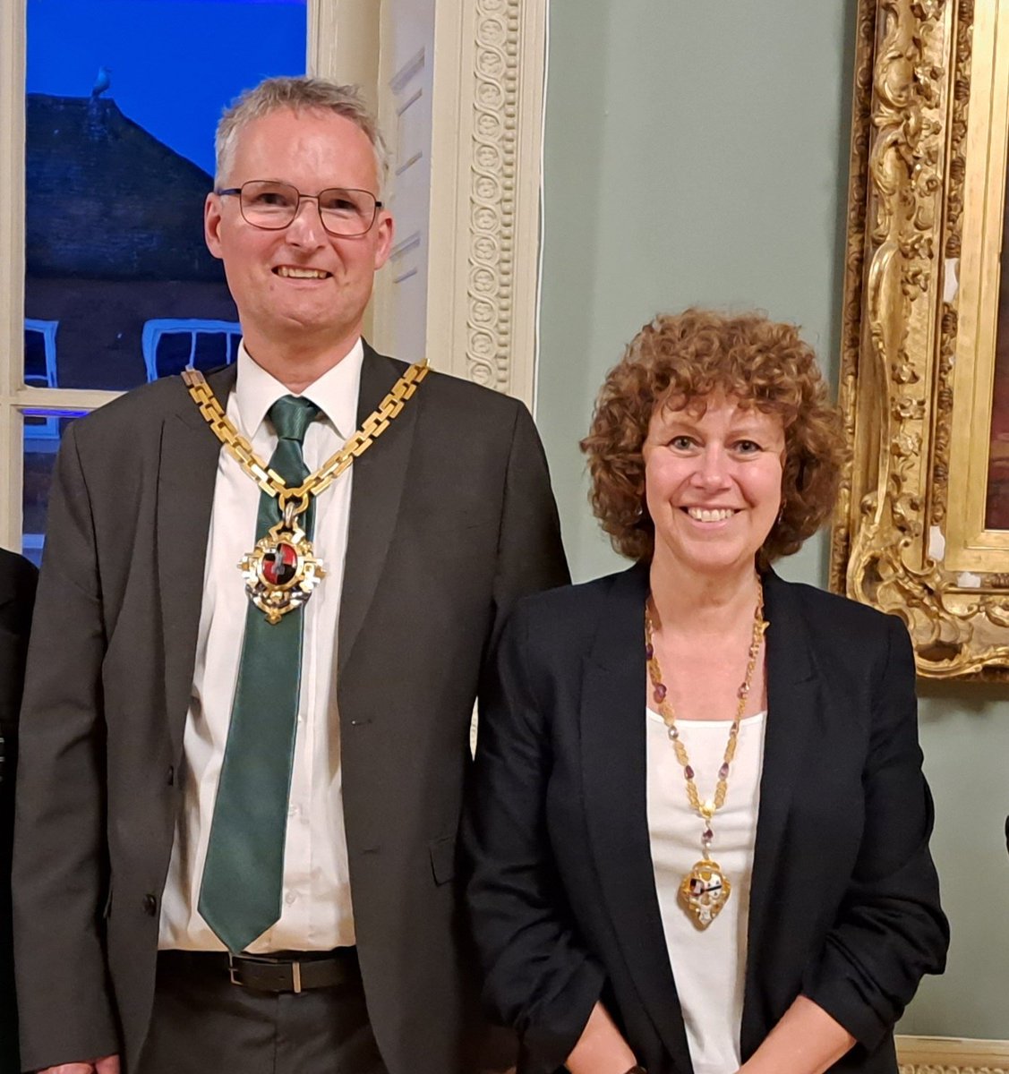 kateystephen's tweet photo. So proud to be representing Worcester as the first Green mayor and mayoress https://t.co/67EnpEjPZM