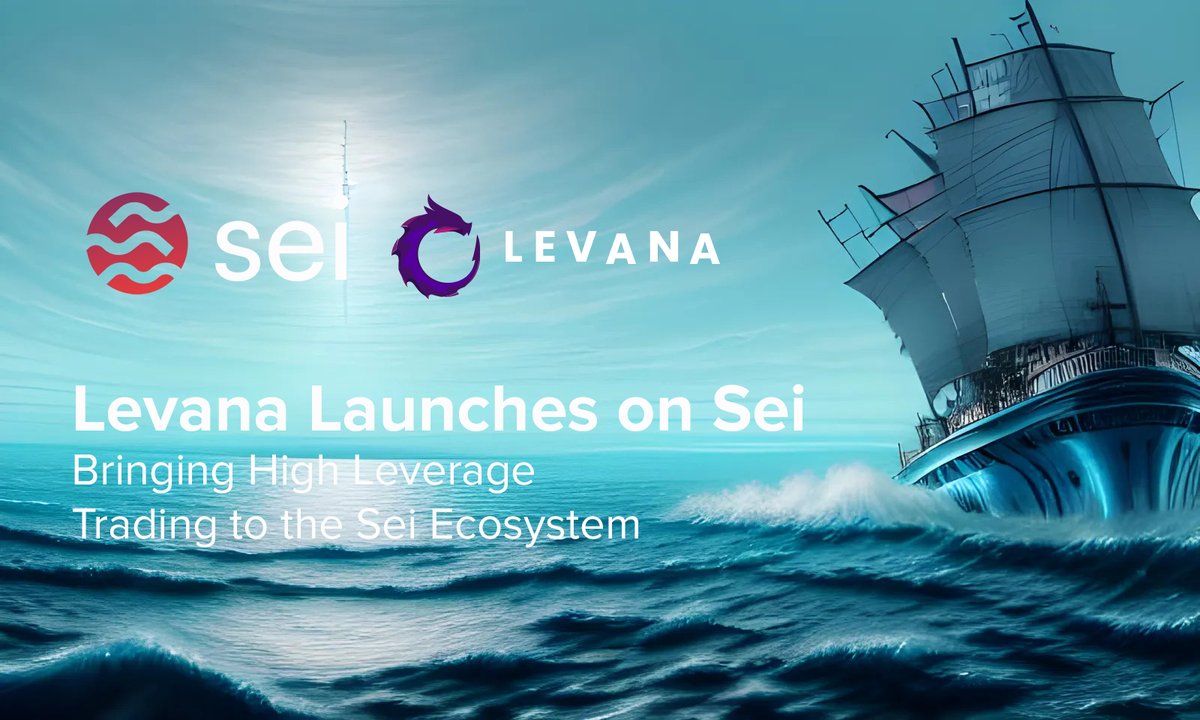 SashaVolkoff1's tweet photo. 📢@Levana_protocol has announced that it will be powered by and launching on @SeiNetwork layer 1 #blockchain.

Levana is positioned to be a core product in Sei #ecosystem, offering traders a seamless and secure #trading experience.

#Seilors #Sei #SeiNetwork #FastestLayer1 #Web3 https://t.co/vtBLV1LvU1