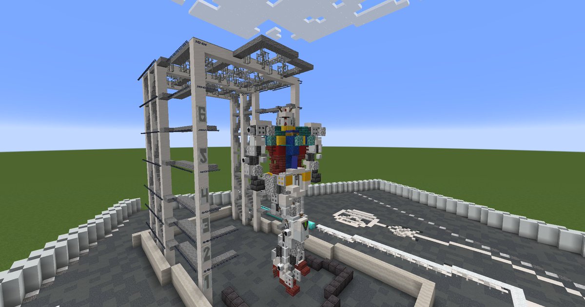 kmd00196's tweet photo. Progress in BTE Japan
#gundam #ガンダム #Minecraft #buildtheearth #Minecraftbuilds #minecraft建築コミュ https://t.co/eZjk1Py03W