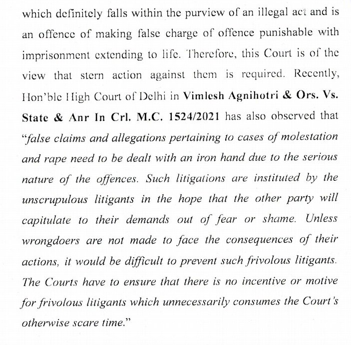 DeepikaBhardwaj's tweet photo. BREAKING DELHI: TIS HAZARI COURT ORDERS FIR ON ADVOCATE FATHER-DAUGHTER UNDER IPC 211 FOR FILING FALSE GANGRAPE CASE 9 YRS AGO! 

Woman had falsely implicated her husband, his father &amp; sister in this case because of marital dispute (SICK)

FALSE ACCUSERS NOW FACE 7 YEARS IN JAIL https://t.co/og57fcVzyR