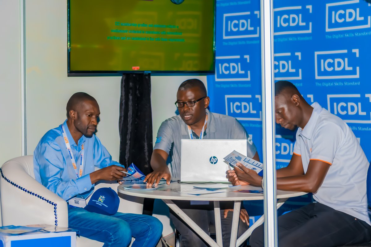 ICDLAfrica's tweet photo. The ICDL team in Zimbabwe recently exhibited at the Zimbabwe International Trade Fair in #Bulawayo. Being one of the largest intra-regional trade fairs in sub-Saharan Africa, it serves as a vibrant trade hub for local, regional & international enterprises & corporates.
#ZITF23 https://t.co/Yqk6d4Kg4E