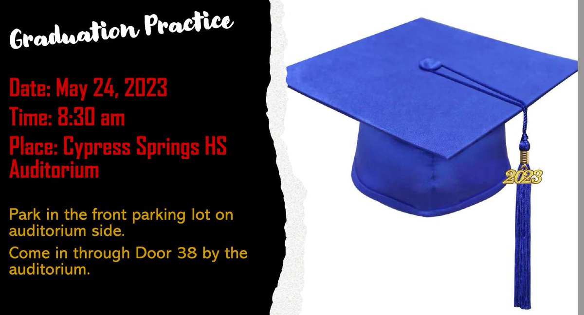 Cypress Springs High School Senior Class tweet media