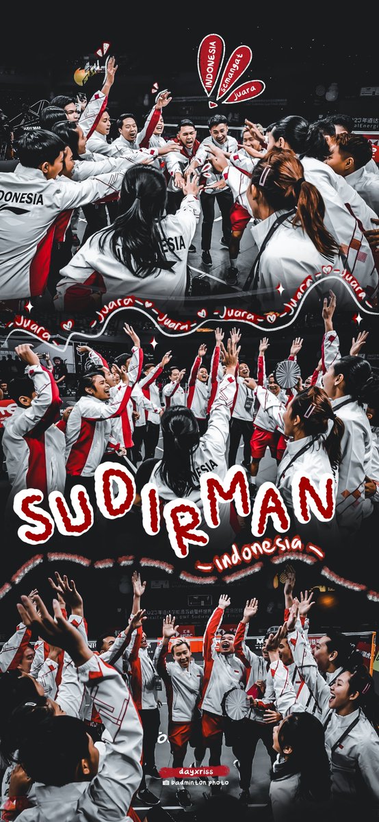 dayxriss's tweet photo. New lockscreen / wallpaper ✨

• Team Sudirman Cup Indonesia •

📸 Badminton Photo 
edit by dayxriss https://t.co/4pkxto6A3S