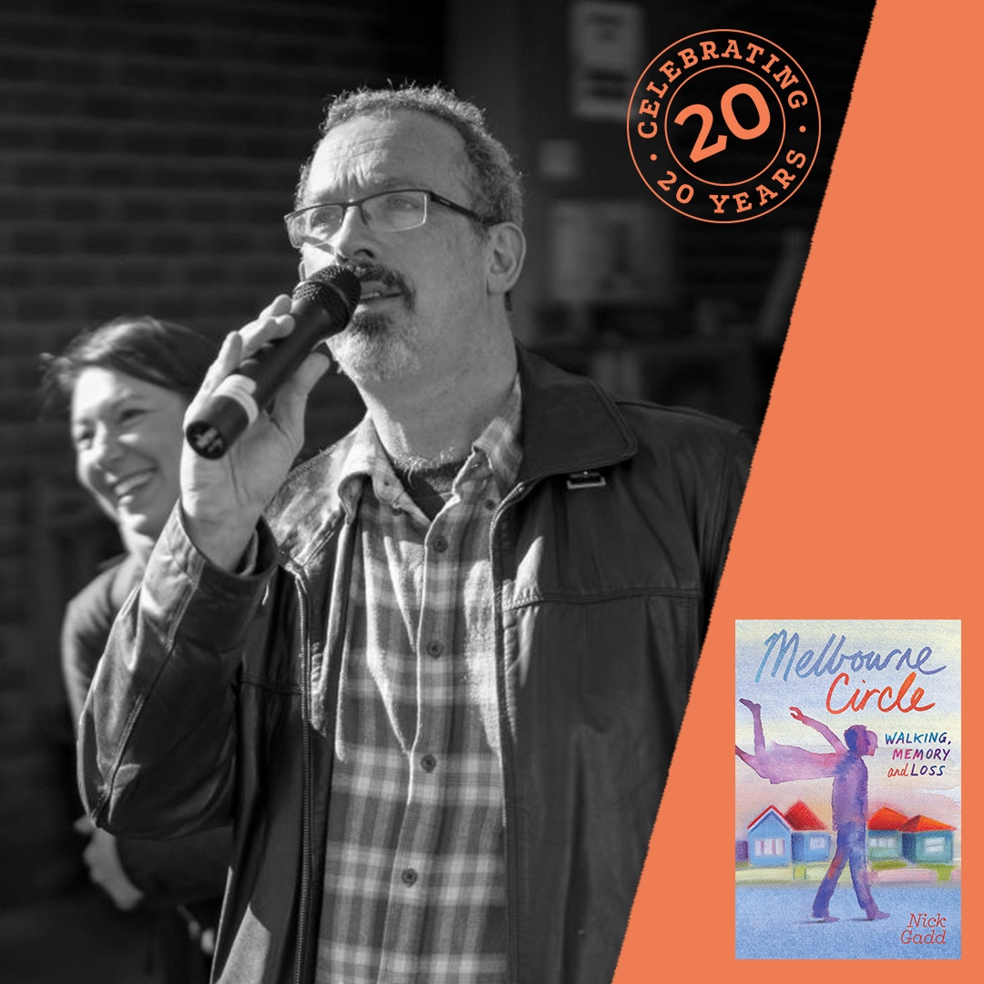 Over two years, 𝗡𝗶𝗰𝗸 𝗚𝗮𝗱𝗱 <a href="/MelbourneCircle/">Nick Gadd</a> and his wife Lynne circled the city of Melbourne on foot, starting in Williamstown and ending in Port Melbourne. Join 𝗡𝗶𝗰𝗸 for a recreation of his early walk and grasp an ephemeral Hobson’s Bay, June 17th at WLF 2023!