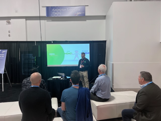 Busy month for <a href="/printIQGlobal/">printIQ</a> with back to back shows with Graphics Canada being the latest one.#mis #automation