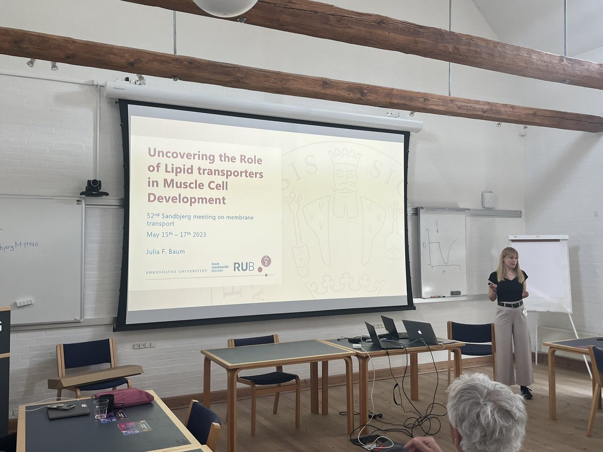 Julia Baum now presenting on the role of lipid transporters in muscle cell development