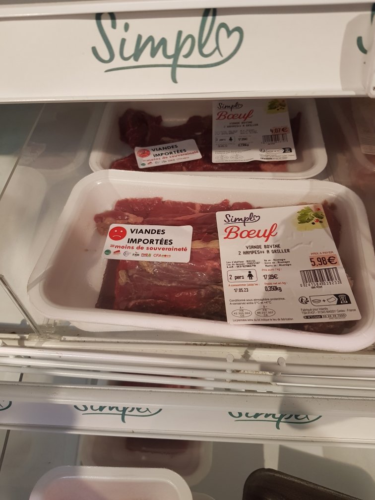 #GMS
Contrôle #originedesviandes 🐂 🐖 & #prixdulait🥛
#pression pour montrer que les @JeunesAgri @FNSEA restent vigilants!
#agriculteurs 👨‍🌾👩‍🌾 = pas variable d'ajustement pour préservation #pouvoirdachat 🇫🇷
#souverainetealimentaire
#egalim
@FNPLait
@EleveursBovins
@MFesneau