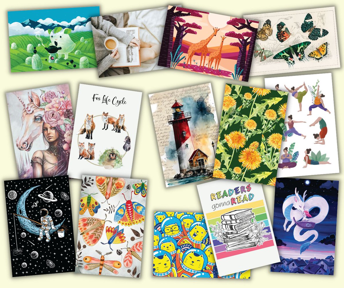 Hey, #postcards and #postcrossing lovers! Favoritepostcard.com has been updated with amazing postcards, stickers and washi!