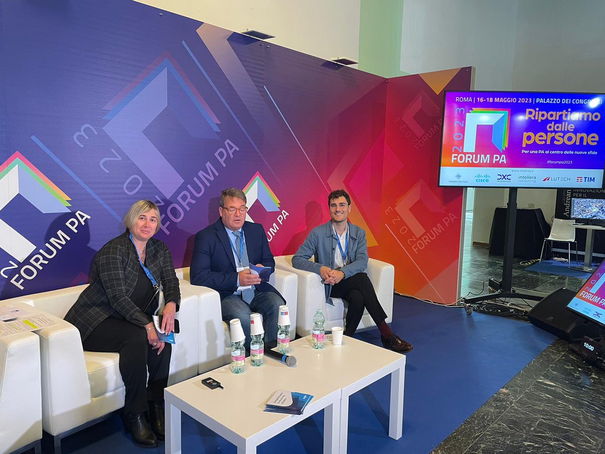 #forumpa2023 Al via il Seminario #Sogei per la #RubricaMEF dal titolo “Il percorso da eGov a Digitalgov: metodologie e strumenti per ripensare lo sviluppo dei servizi pubblici digitali” con <a href="/mngabrielli/">Monica Gabrielli</a> Andrea Isidori e Luca Baldini. Modera: Luigia Luciani.