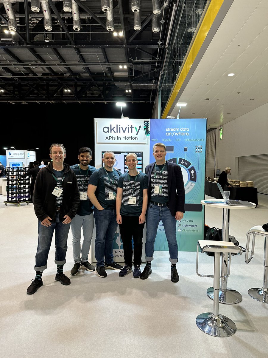 We’re ready for #kafkasummit London day 2! Come say hi and let’s chat about bridging the worlds if REST, gRPC, and Kafka!